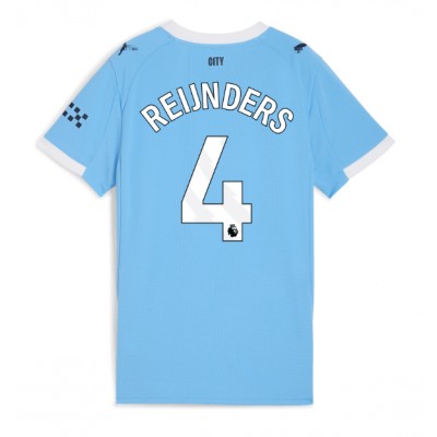 Manchester City Tijjani Reijnders #4 Replika Hemmatröja Dam 2025-26 Kortärmad Manchester City Tijjani Reijnders #4 Replika Hemmatröja Dam 2025-26 Kortärmad
